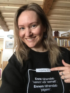 Elina Tamm wrote the all-Estonian e-dictation 100% correctly in 2020, 2021, and 2022.